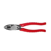 (店+)【Milwaukee 美沃奇】9高槓桿壓接/電工鉗 48-22-6100 老虎鉗 鋼絲鉗 中崙五金