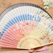 【花房生活市集】折扇 中國風摺扇 舞蹈扇 折疊扇  古裝日式小復古布古典古風摺扇 隨身扇子