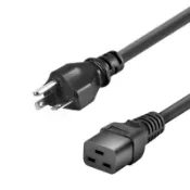 NEMA 6-20P to C19 3X12AWG SJT (20A 250V) 美標大功率電源線