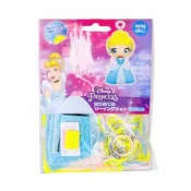 【墊腳石】(限量)(日貨)迪士尼DISNEY公主系列 DIY不織布鑰匙圈/掛飾/吊飾(材料包)-灰姑娘