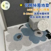 【6款&可客制】芬蘭花北歐絲圈地墊 簡約入戶門進門門墊 走廊玄關除塵地毯 家用大門室內室外耐髒腳踏墊  可裁剪蹭土刮泥換