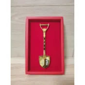 台中高鐵娛樂城動土紀念金鏟子禮盒， 全新品