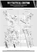 【我愛杰丹田】VFC 1911 Tactical 原廠零件 爆炸圖 零件下標區