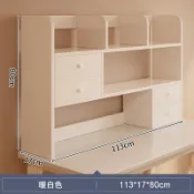 vinne百貨家居 桌面置物架辦公室桌上收納架子簡易臥室學生小型多層書架儲物書柜