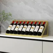 宜百家 紅酒架 現代高檔紅酒架客廳酒柜裝飾紅酒托架客製化創意酒吧葡萄酒擺放架