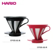 日本 HARIO  V60 免濾紙金屬濾網濾杯 1~4杯 (CFOD-02B  )
