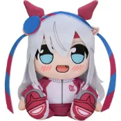 グッドスマイル公司 [GOOD SMILE COMPANY] 乌玛娘 仙女灰 玉桃跨 [中央训练学院运动服] 毛绒玩具