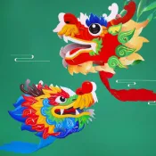 (店+)舞動龍頭DIY材料包 (舞龍舞獅 DIY材料包 趣味手作 新春 端午龍舟 龍頭裝扮 派對活動 新年 端午節)