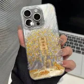 iphone 16promax 16plus 16pro 15pro 15 14 13 12 17金錢樹羽紗手機殼