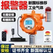 .可燃氣體探測警報器氧氣氫氣氨氣一氧化碳硫化氫苯濃度檢測儀