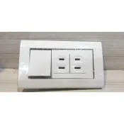 *水電DIY* 1開2插座電燈開關/星光開關/國際牌 WTDFP4366K 報價含發票