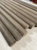 《高豐木業》緬甸柚木圓棒 直徑4.75cm 扶手、把手