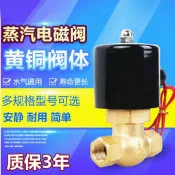 |限時下殺|蒸汽電磁閥4分6分1寸 耐高溫蒸氣閥US-15/20/25 AC220VDC24V現貨