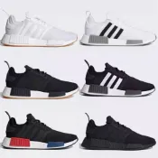 日本代購 Adidas Nmd R1 Boost 白紅藍 黑武士 慢跑鞋 運動鞋 愛迪達 三葉草 爆米花  男女鞋