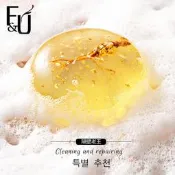 【公司貨驗證 免運】韓國fu金箔苦參除蟎皂女男去蟎蟲皂洗臉部清潔全身沐浴香皂100g