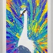 Pinkoi 代購 - 「Neo Peacock+」/ 壓克力顏料 畫紙