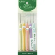 (店+)【Clover】手作森林 日本製 可樂牌 Clover 43-323 Amule 蕾絲鉤針組 馬卡龍色 彩色 日本鉤針 日本勾針