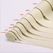 【特價熱賣】米色布條帶全棉人字紋織帶衣服邊條嬰兒包邊滾邊條寬棉帶純棉織帶36621