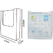 OL辦公生活用品 【W.I.P】壓克力 A4壁掛式目錄架 T2245 (10入) 展示架/陳列架/會場展覽/DM目錄架/陳列架/展示架