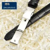 真皮錶帶女適配卡西歐錶帶SHEEN手錶SHE-3034D凸接口防水扭脾10mm