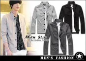 【Men Star】免運費 韓版立領中山外套 日本高校服 日本外套 男 女 媲美 極度乾燥 superdry edwin