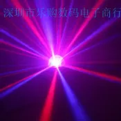 協貿國際日用品生活8館 48V60V電瓶車LED水晶魔球夜市擺攤廣場戶外旋轉七彩燈電動車
