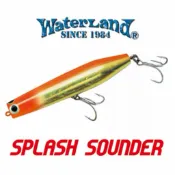 Waterland Splash Sounder 115 村田基 御用 金屬 Popper 波趴 日本製 路亞