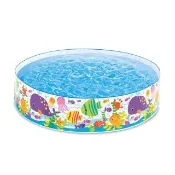 【INTEX】免充氣海洋世界幼童戲水游泳池183x38cm 958L 適用3歲+(56452N)