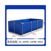 (店+)【🎊新款熱銷🎊】家用加厚帆布魚池帶支架戶外蓄水池養殖水箱防水布刀刮布魚池