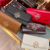 【預購】美國代購 🇺🇸 Tory Burch TB 新品 Britten 皮革 信封 掀蓋式 長夾 皮夾