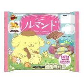 【江戶物語】 BOURBON 北日本 布丁狗 迷你蘿蔓捲 可可風味 141g 家庭包 羅曼捲 捲心酥 日本原裝進口