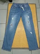 正韓 Blue Very 牛仔褲  九分褲 S