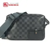 【DOKODEMO】LOUIS VUITTONCA4119 Damier 石墨ALPHA郵差單肩包
