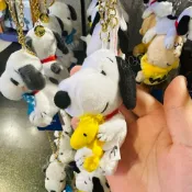 現貨⭐️日本 大阪環球影城代購🇯🇵史努比抱糊塗塔克 SNOOPY 金鍊 吊飾娃娃