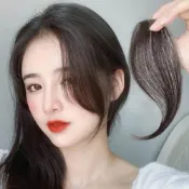 (店+)【LEEHER】假髮瀏海/隱形無痕/假髮髮夾/真人假髮/假髮/假髮片/八字瀏海/空氣瀏海/自然一片式/中分假瀏海