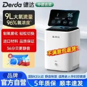 【精品現貨】【德達】家用制氧機老人吸氧機孕婦醫用霧化行動式氧氣機96%高氧濃度