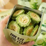 ✨臺灣門市直/出 蔬菜幹 酥脆苦瓜片烘乾脫水原切蔬菜乾肝火清火即食包裝小零食