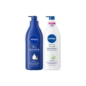 【NIVEA 妮維雅】密集深層修護乳液400ml/清新蘆薈乳液400ml(保濕潤膚身體乳、國民乳液)