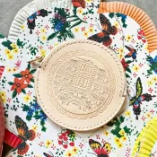 團圓拉鏈散紙包 皮革材料包 好好縫 植鞣 DIY 手工皮革 中秋佳節