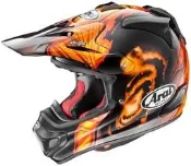 台中皇欣!!正日本名牌 ARAI 出品頂級全罩越野帽V-CROSS 4 BARCIA ORANGE!免運費!!