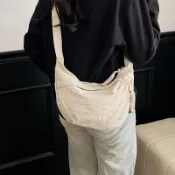 ⚡臺灣出貨·免運🔥新款法式純色時尚大容量餃子學生斜挎包包餃子包單肩運動通勤🏆破萬好評回購款