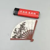 空靈閣 十週年 延平王鄭成功 KLG-R030 金屬摺扇 扇子模型兵人