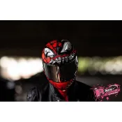 ♚賽車手的試衣間♚ HJC® Rpha 12 Maximized Venom 黑/紅 蜘蛛人 猛毒 漫威