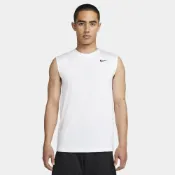 (店+)【NIKE 耐吉】Nike Dri-FIT 無袖背心 白色 DX0992-100 健身 慢跑 運動 排汗衣 跑步