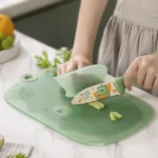 東升精品館 【原創】廚房家用雙面菜板家用輔食切水果硅膠小菜板防霉輔食菜板