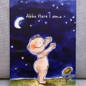 Abba Here I am 天父我在這裡 掛畫 基督教 禮物 受洗 sophie art