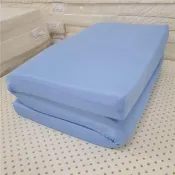 【班尼斯】雙人7.5cm三折式折疊頂級馬來天然乳膠床墊 5x6.2尺(高密度85高純度95 百萬保證馬來製)