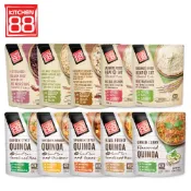 【Kitchen88】 家用露營10種加熱即食米飯藜麥調理包150g (綠咖哩/雞肉/五穀雜糧/香米/黑米)｜廣紘直營