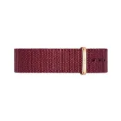 【Daniel Wellington】DW 錶帶 Classic Roselyn 玫瑰紅織紋錶帶(DW00200211)