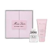 【Dior 迪奧】Miss Dior 花漾迪奧淡香水禮盒(國際航空版.淡香水5ml+身體乳20ml)